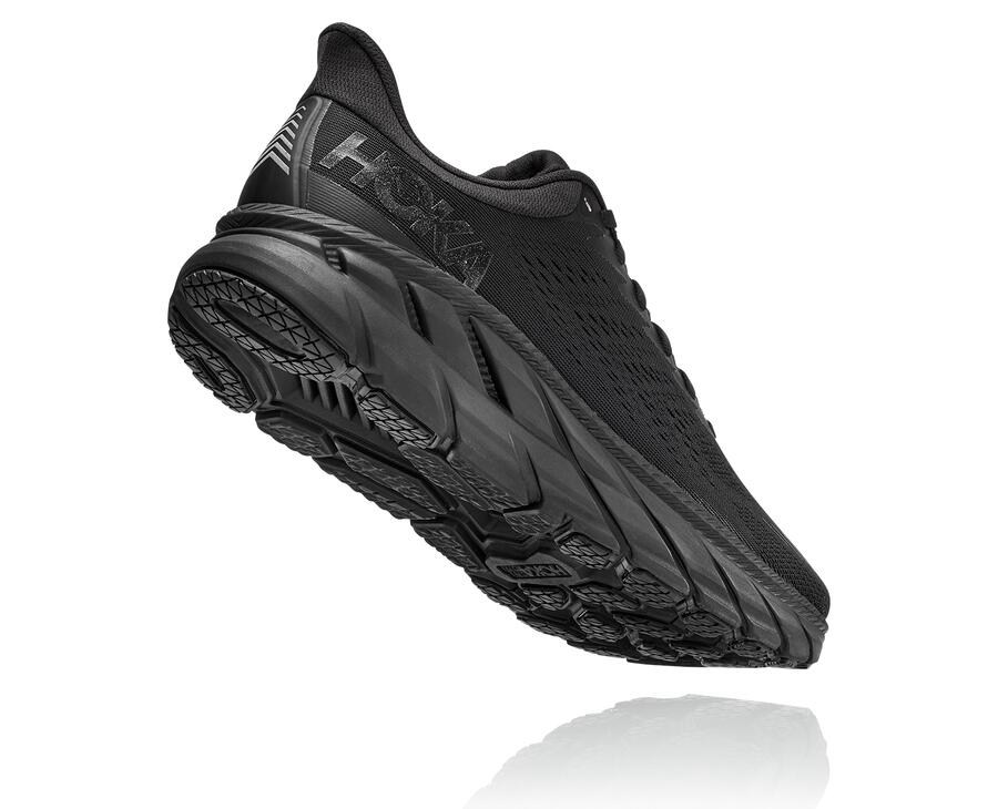 Hoka One One Running Shoes Mens Black - Clifton 7 - 76049FBNU